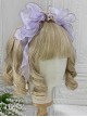 Dreamy Sweet Lolita Lace Mesh Ocean Mermaid Princess Gorgeous Pearl Jellyfish Mesh Headband