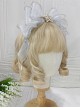 Dreamy Sweet Lolita Lace Mesh Ocean Mermaid Princess Gorgeous Pearl Jellyfish Mesh Headband