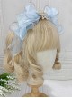 Dreamy Sweet Lolita Lace Mesh Ocean Mermaid Princess Gorgeous Pearl Jellyfish Mesh Headband