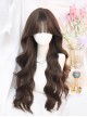 Daily Versatile Commuting Japanese Bangs Classic Lolita Two-Dimensional Long Curly Hair Wig