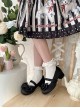 Sissi Series Sweet Lolita Round Toe Grace Ballet Style Satin Bowknot Ribbon Mary Jane Shoes