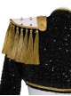 Animated Movie KPop Demon Hunters Halloween Cosplay Mira Golden Black Performance Outfit Costume Set Without Shoes