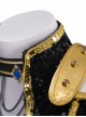 Animated Movie KPop Demon Hunters Halloween Cosplay Mira Golden Black Performance Outfit Costume Set Without Shoes