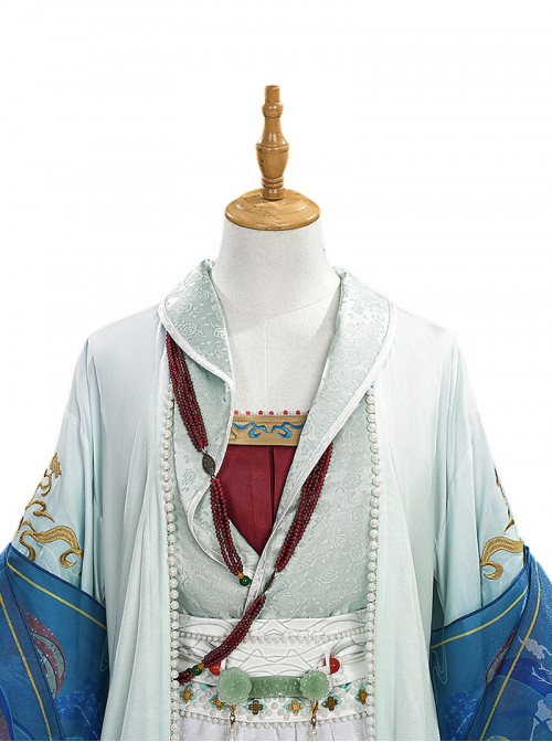 Game Where Winds Meet Halloween Cosplay Cao Jing Guanyin Costume Set