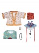 Game Where Winds Meet Halloween Cosplay Xiaofu Costume Set