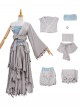 Game Where Winds Meet Halloween Cosplay Bai Qianye Costume Set
