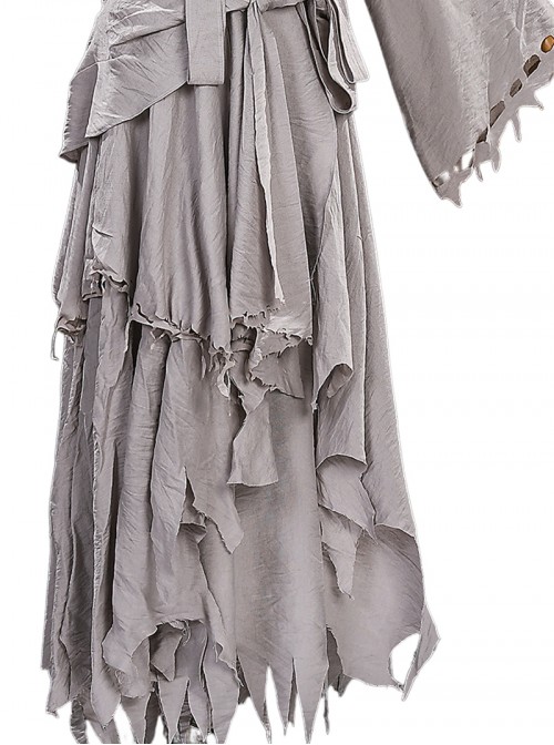 Game Where Winds Meet Halloween Cosplay Bai Qianye Costume Set
