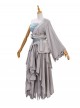Game Where Winds Meet Halloween Cosplay Bai Qianye Costume Set