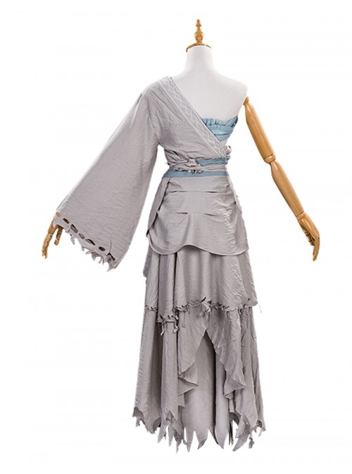 Game Where Winds Meet Halloween Cosplay Bai Qianye Costume Set