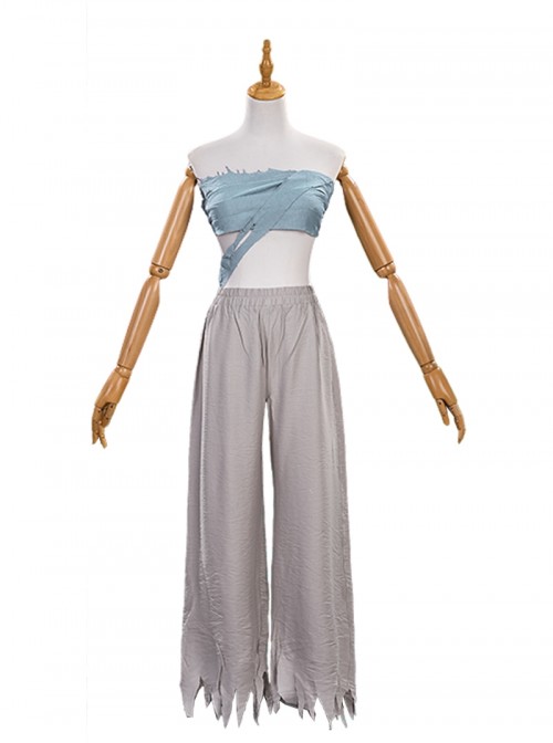 Game Where Winds Meet Halloween Cosplay Bai Qianye Costume Set