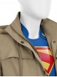 Movie Superman Legacy Halloween Cosplay Supergirl Costume Coat