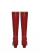 Movie Superman Legacy Halloween Cosplay Supergirl Accessories Red Boots