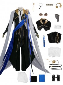 Game Arknights Halloween Cosplay Tragodia Costume Set