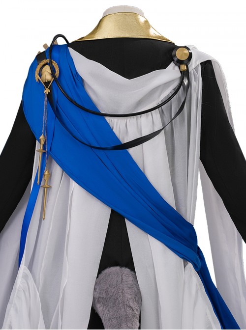 Game Arknights Halloween Cosplay Tragodia Costume Set