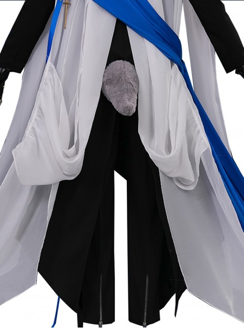 Game Arknights Halloween Cosplay Tragodia Costume Set