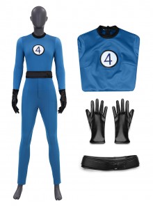 The Fantastic Four First Steps Halloween Cosplay Invisible Woman Classic Battle Outfit Costume Set Without Shoes