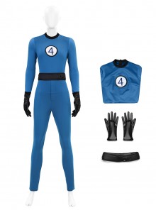 The Fantastic Four First Steps Halloween Cosplay Invisible Woman Classic Battle Outfit Costume Set Without Shoes