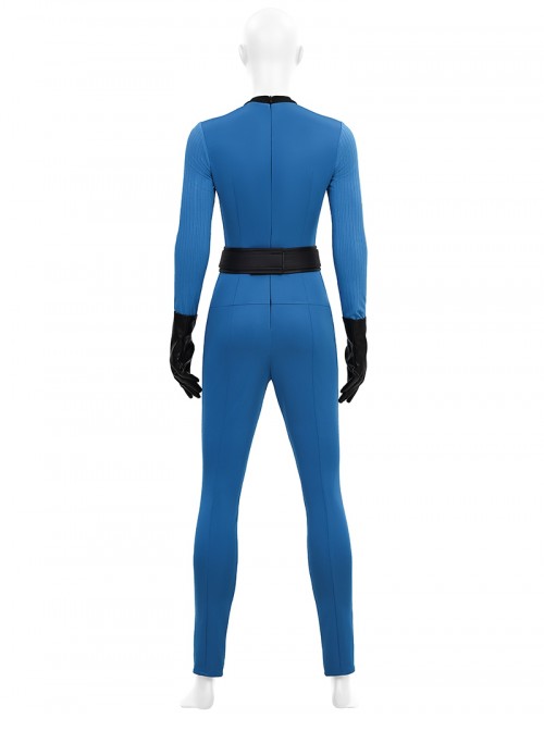 The Fantastic Four First Steps Halloween Cosplay Invisible Woman Classic Battle Outfit Costume Set Without Shoes