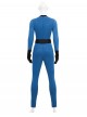 The Fantastic Four First Steps Halloween Cosplay Invisible Woman Classic Battle Outfit Costume Set Without Shoes