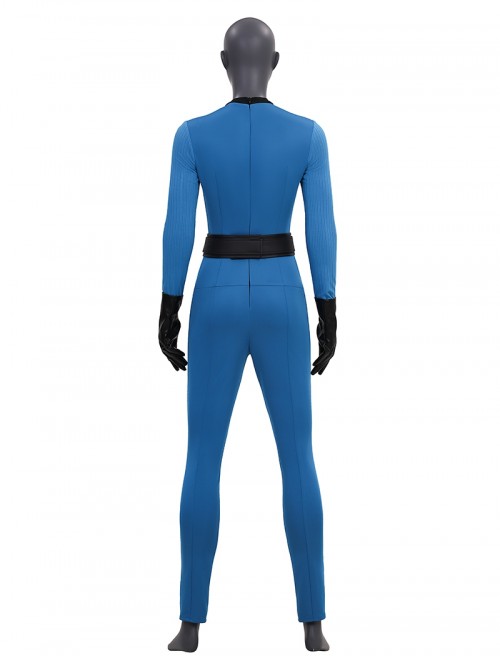 The Fantastic Four First Steps Halloween Cosplay Invisible Woman Classic Battle Outfit Costume Set Without Shoes