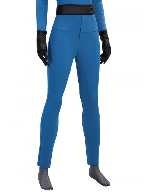 The Fantastic Four First Steps Halloween Cosplay Invisible Woman Classic Battle Outfit Costume Set Without Shoes