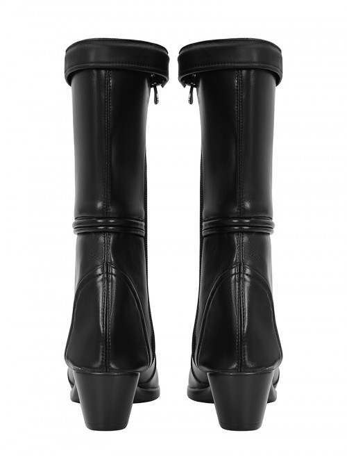 The Fantastic Four First Steps Halloween Cosplay Invisible Woman Accessories Black High Heel Boots