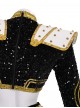 Animated Movie KPop Demon Hunters Halloween Cosplay Zoey Golden Black Performance Outfit Costume Set Without Shoes