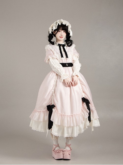 Glass Flower House Series Sweet Lolita Exquisite Versatile Detachable Bowknot Brooch Two Bowknots Ribbon Skirt Decoration Pearl Buckle Belt
