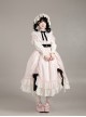 Glass Flower House Series Sweet Lolita Exquisite Versatile Detachable Bowknot Brooch Two Bowknots Ribbon Skirt Decoration Pearl Buckle Belt