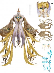 Game Honor Of Kings Halloween Cosplay Diao Chan Dream Of Flowers Skin Flourishing Blossoms Form Costume Set
