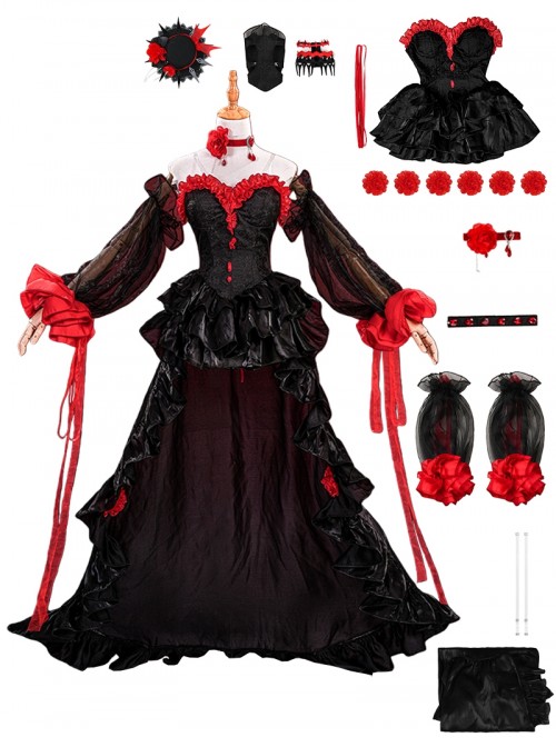 Game Path To Nowhere Halloween Cosplay Sinner MBCC-S-053 Coquelic Scarlet Whispers Costume Set