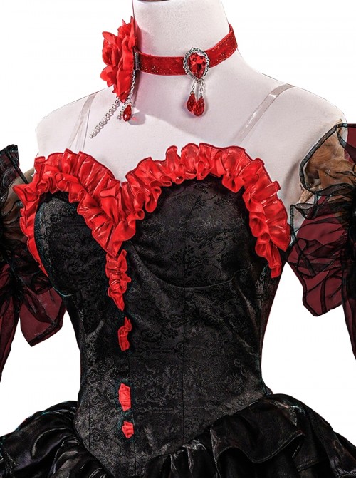 Game Path To Nowhere Halloween Cosplay Sinner MBCC-S-053 Coquelic Scarlet Whispers Costume Set