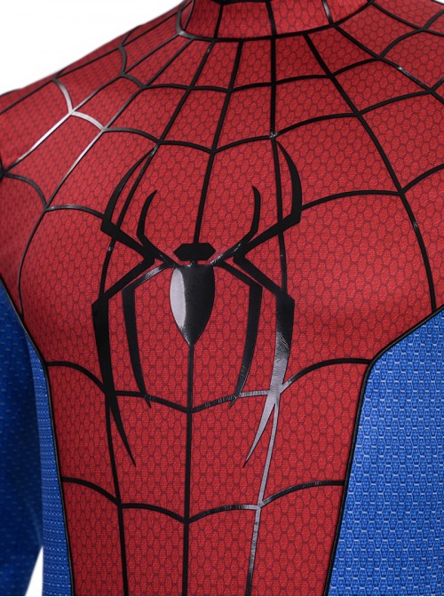 Movie Spider Man Brand New Day Halloween Cosplay Spider Man Battle Garment Printed Version Costume Set Without Shoes