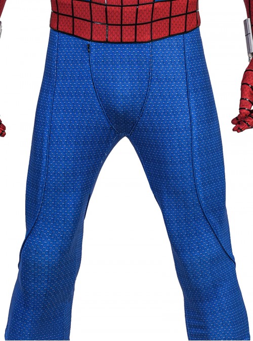 Movie Spider Man Brand New Day Halloween Cosplay Spider Man Battle Garment Printed Version Costume Set Without Shoes