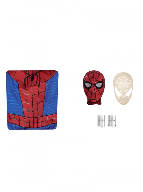 Movie Spider Man Brand New Day Halloween Cosplay Spider Man Battle Garment Printed Version Costume Set Without Shoes