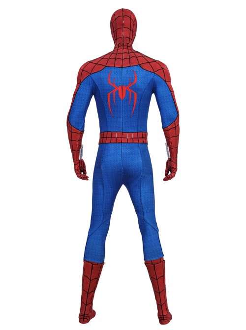Movie Spider Man Brand New Day Halloween Cosplay Spider Man Battle Garment Printed Version Costume Set Without Shoes