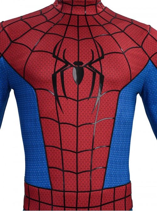 Movie Spider Man Brand New Day Halloween Cosplay Spider Man Battle Garment Printed Version Costume Set Without Shoes