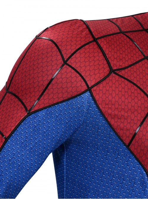 Movie Spider Man Brand New Day Halloween Cosplay Spider Man Battle Garment Printed Version Costume Set Without Shoes