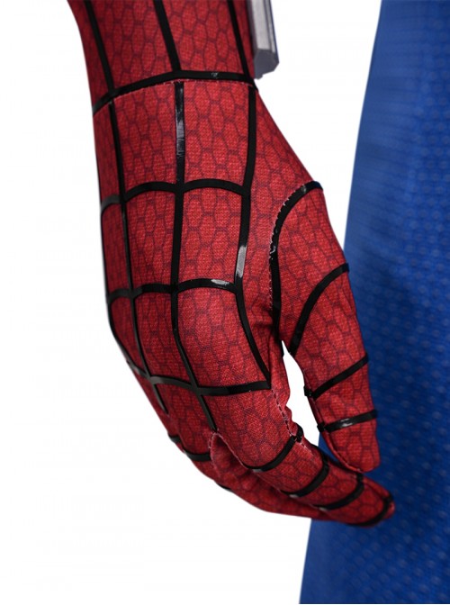 Movie Spider Man Brand New Day Halloween Cosplay Spider Man Battle Garment Printed Version Costume Set Without Shoes