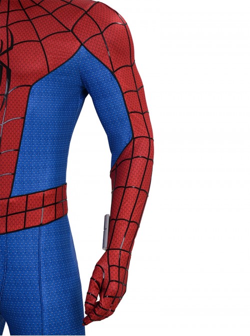 Movie Spider Man Brand New Day Halloween Cosplay Spider Man Battle Garment Printed Version Costume Set Without Shoes