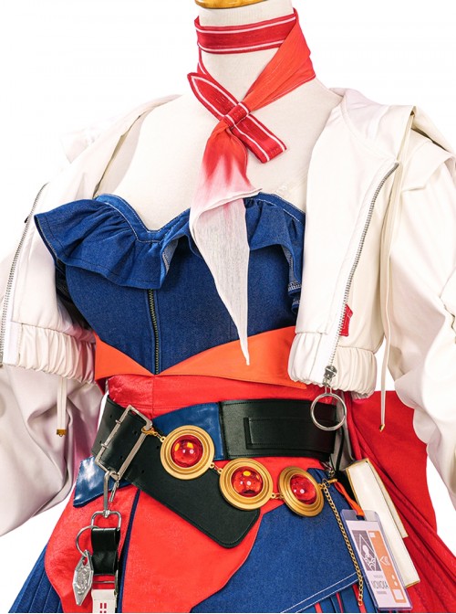 Game Arknights Halloween Cosplay Haruka Costume Full Set