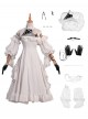 Game Wuthering Waves Halloween Cosplay Phrolova White Dress Costume Full Set