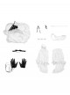 Game Wuthering Waves Halloween Cosplay Phrolova White Dress Costume Full Set