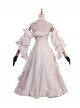 Game Wuthering Waves Halloween Cosplay Phrolova White Dress Costume Full Set