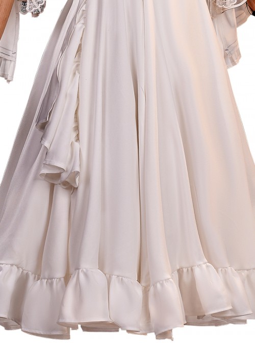 Game Wuthering Waves Halloween Cosplay Phrolova White Dress Costume Full Set