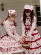 Apple Orchard Series Beige Exquisite Bowknot Decoration Ruffle Design Elastic Cuffs Sweet Lolita Sleeves