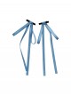 Cute Fairy Ribbon Ballet Style Lop Ear Rabbit Bowknot Kawaii Fashion Accessories Hairpin