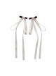 Cute Fairy Ribbon Ballet Style Lop Ear Rabbit Bowknot Kawaii Fashion Accessories Hairpin