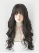 Fashion Daily Natural Full Head Big Wave Air Bangs Sweet Lolita Long Curly Wig