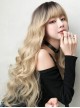 Fashion Daily Natural Full Head Big Wave Air Bangs Sweet Lolita Long Curly Wig